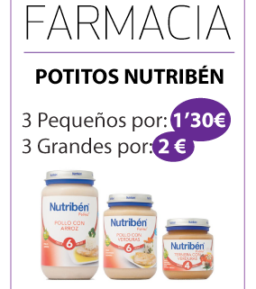 Promoción: Potitos Nutribén - Parafarmacia Acacia. Parafarmacia en